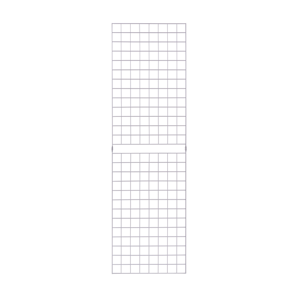 Econoco 2'x7' White Portable Grid Panel, Pack Of 3 W2X7